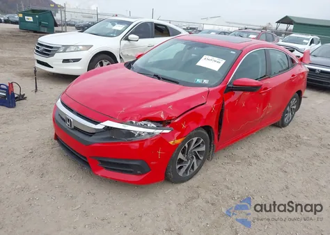 2017 Honda Civic Ex from USA, damaged, VIN 2HGFC2F76HH557084